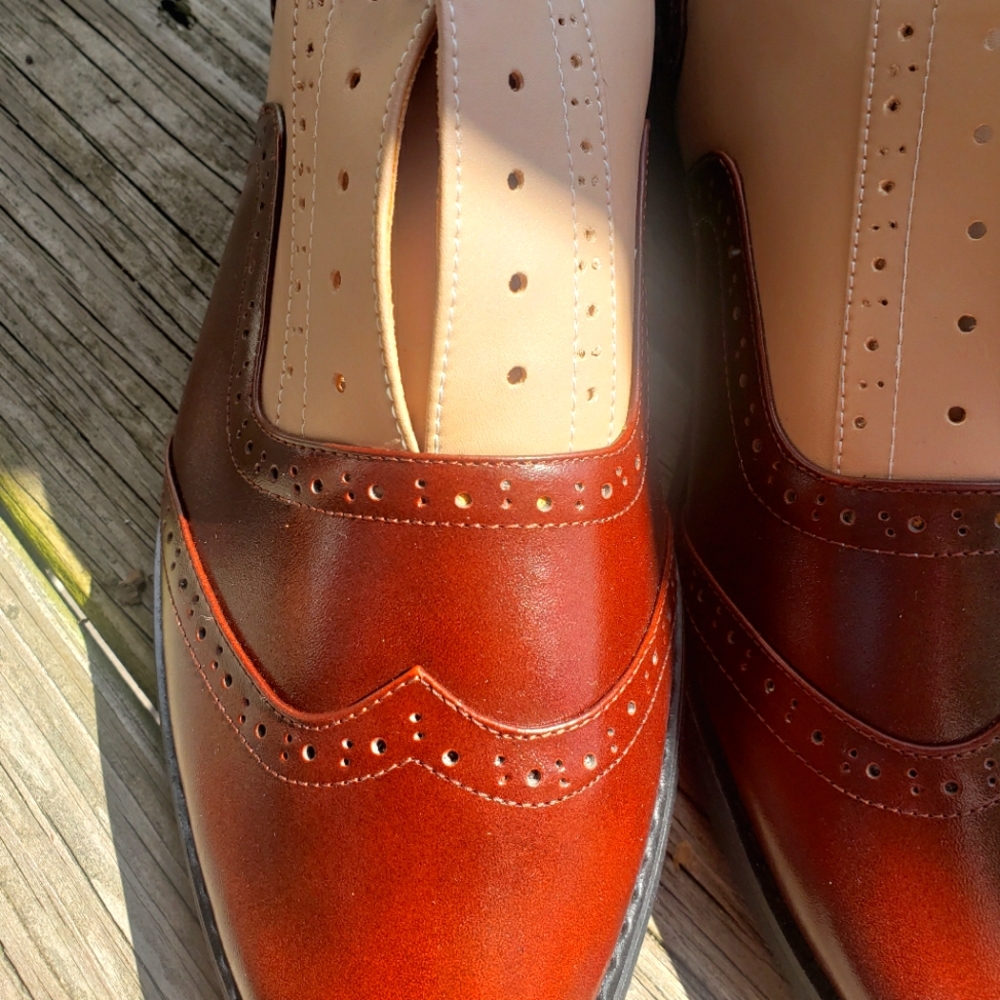Beautiful Brown Derby Shoes (11.5)
